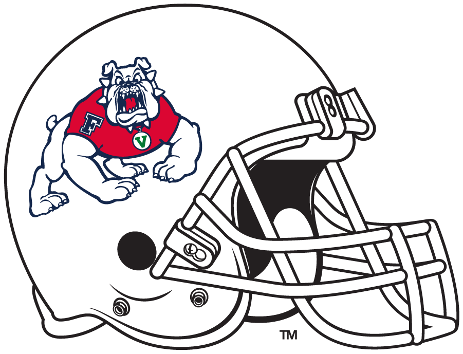 Fresno State Bulldogs 2018-2020 Helmet Logo v2 iron on transfers for clothing